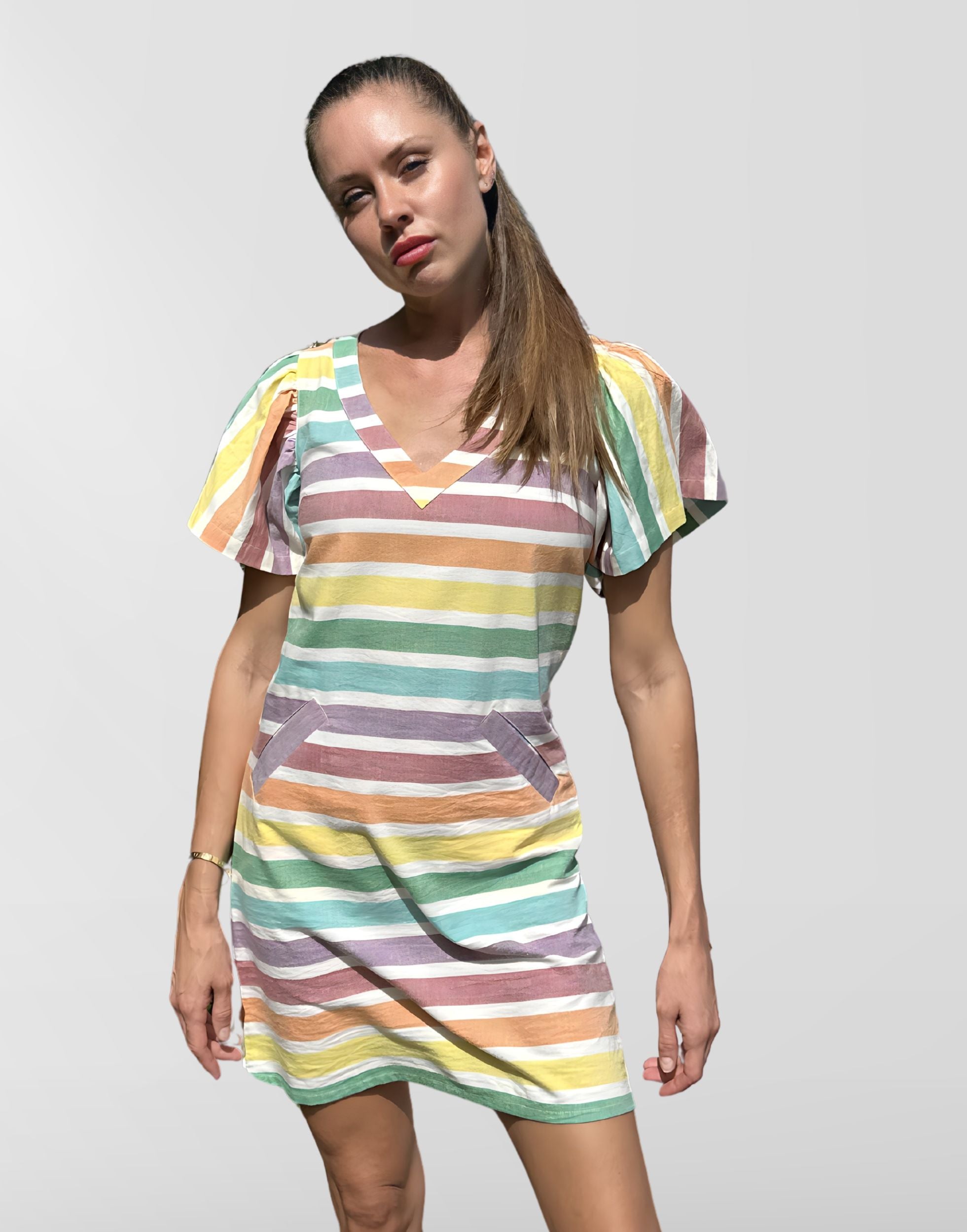 Paloma Rainbow Shift Dress